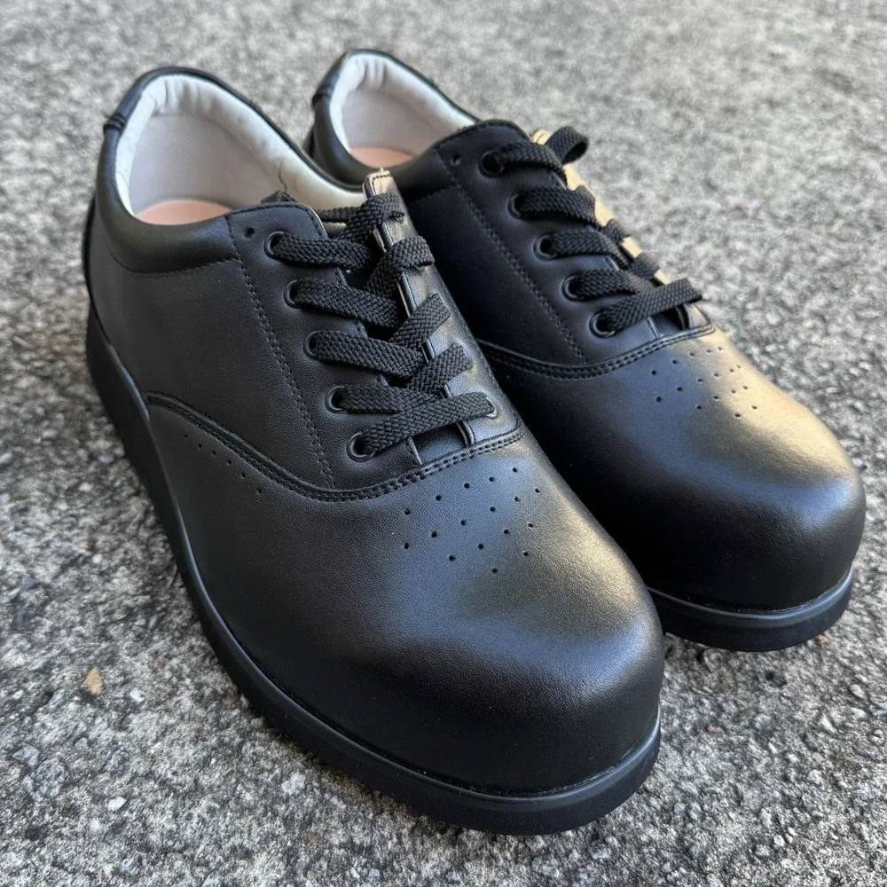 Apis Mt. Emey Womens 10 XXW (7E) Black 9302 TripleDepth Diabetic Orthopedic Shoe